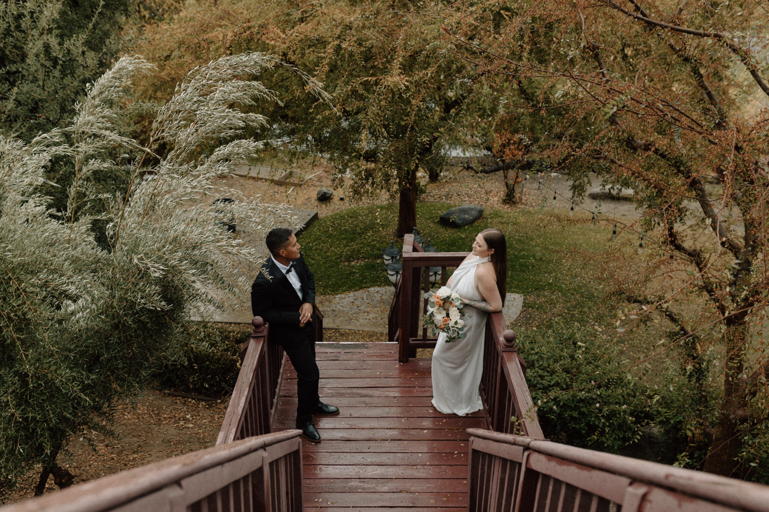 Southern California Rainy Editorial Wedding